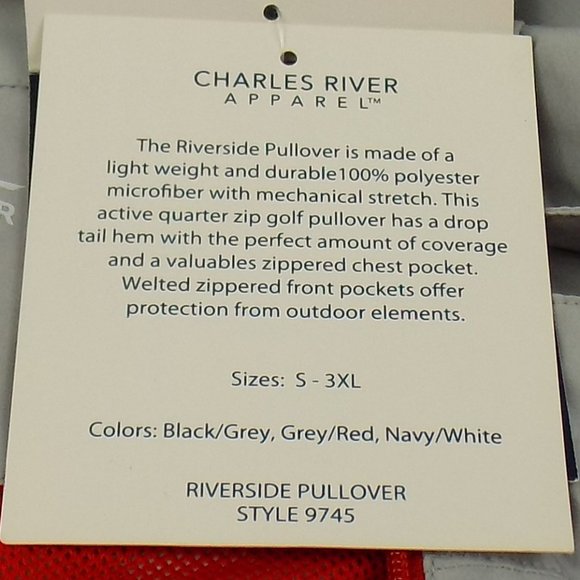 Charles River Apparel 2016 Steven Choate Classic Golf Tournament Windbreaker NWT - Picture 10 of 12